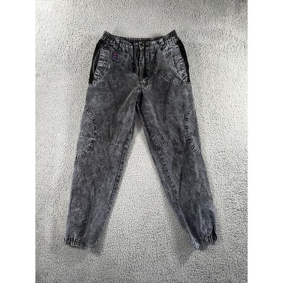 Vintage Academy Denim Joggers Pants Women Juniors 14 Acid Wash 80s 90s‎ - Picture 1 of 11